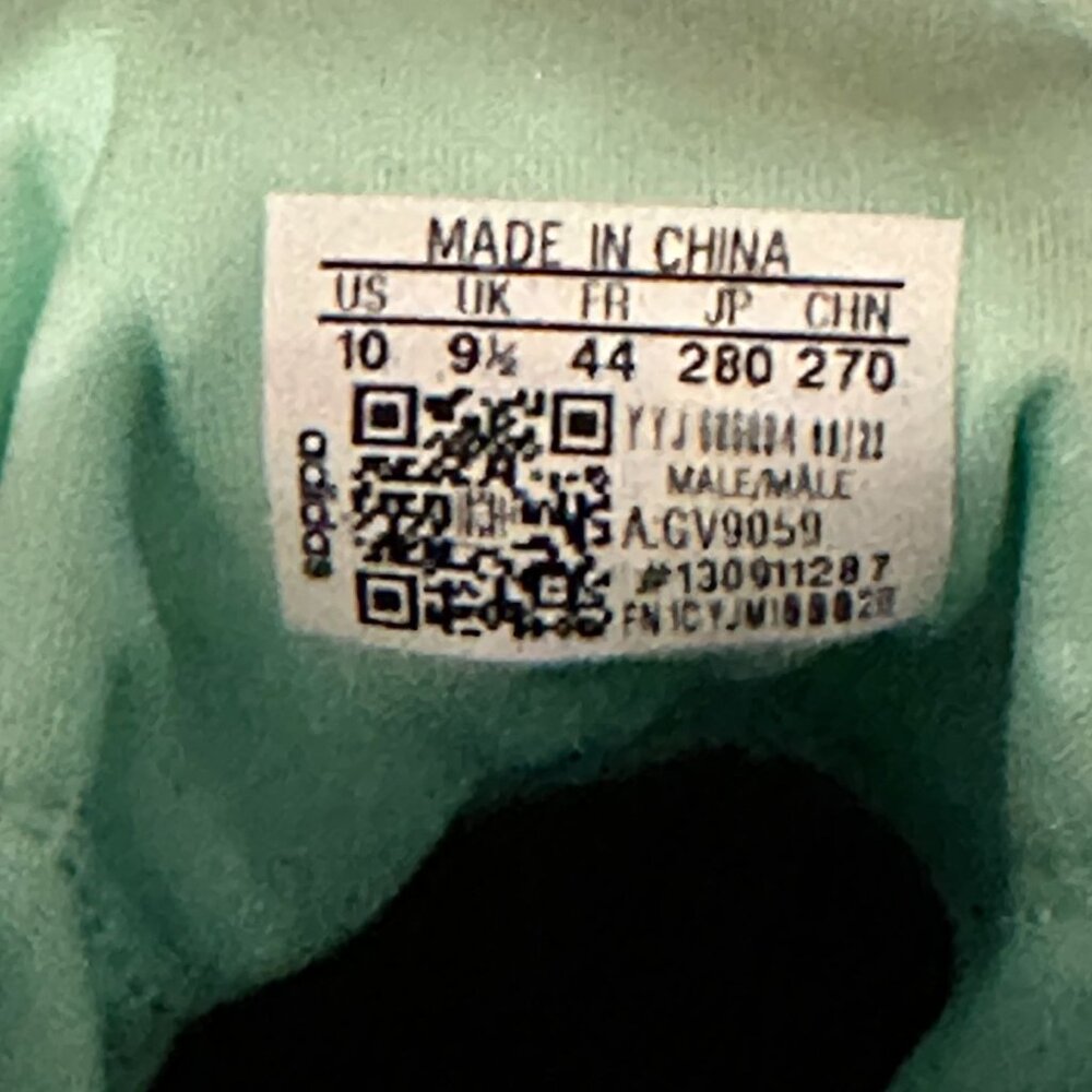 Adidas Adizero Adios 7 M Running Shoes Mint Sneaker Style GV9059 Men Size 10 US - Picture 9 of 16